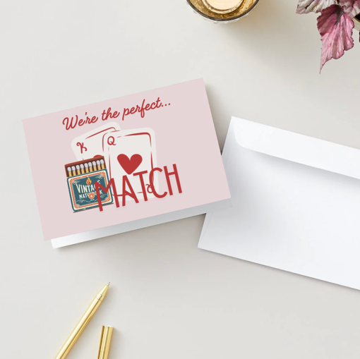 Perfect Match Valentine's Day Card