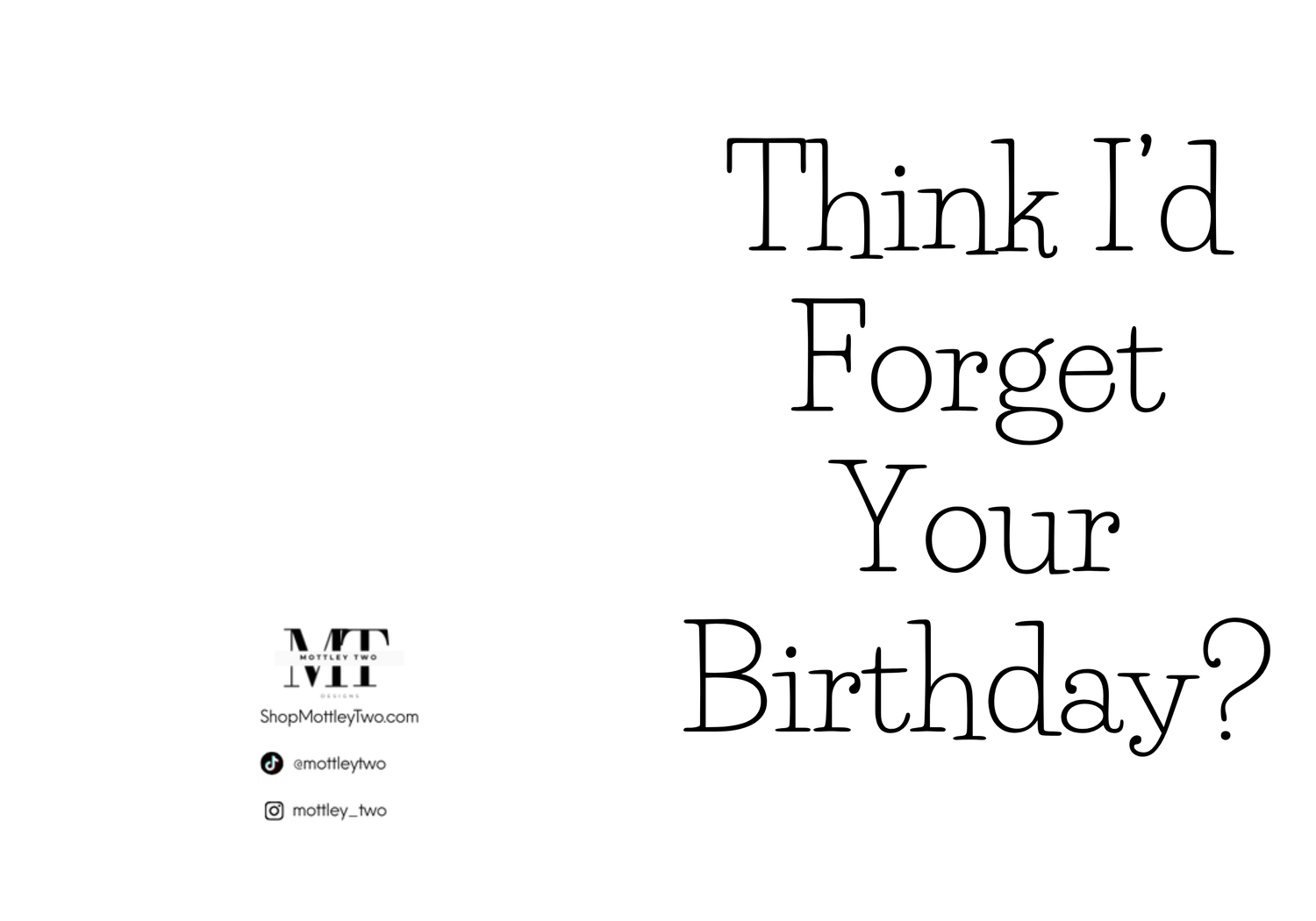 Our Birthday Cards