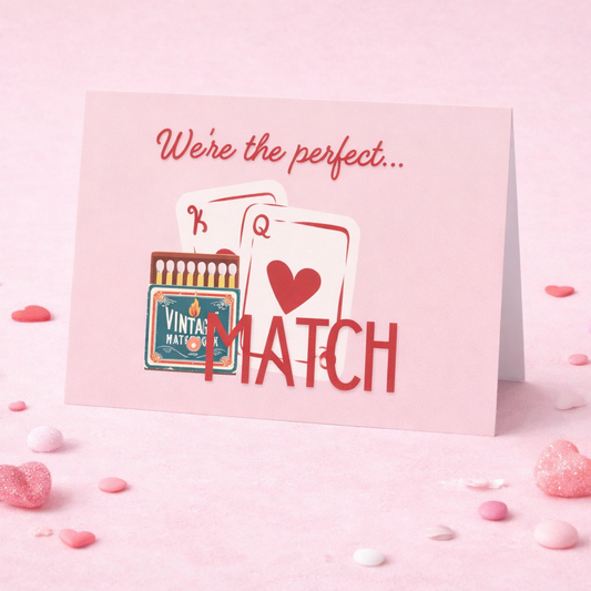 Perfect Match Valentine's Day Card