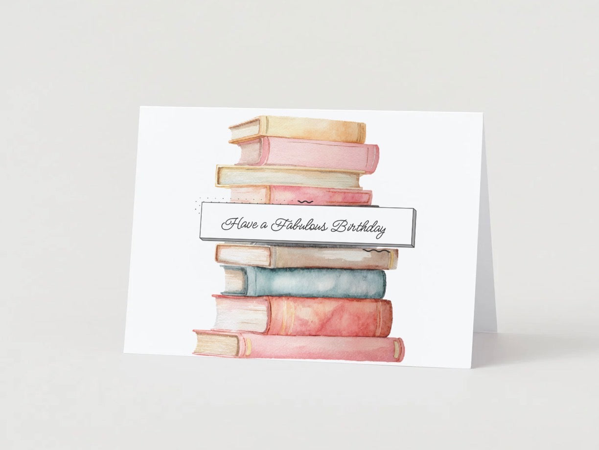 You Deserve Your Own Book It! Program Birthday Card