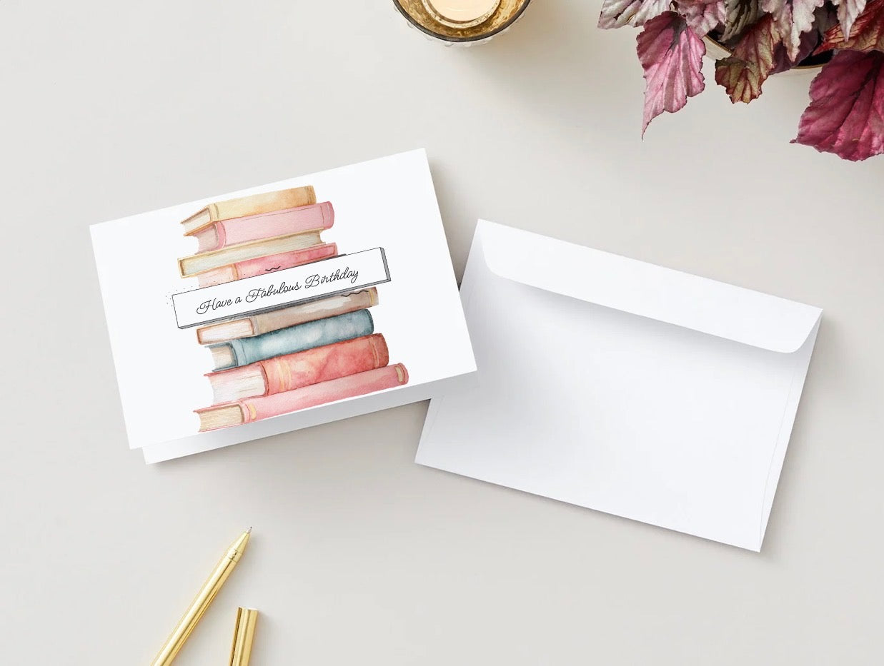 You Deserve Your Own Book It! Program Birthday Card