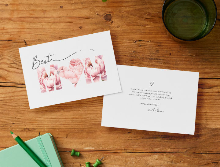 Best Mom- Mother's Day Card