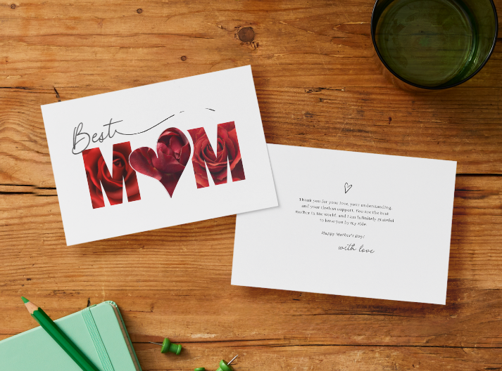 Best Mom- Mother's Day Card