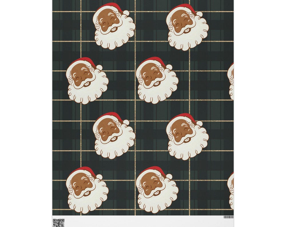 Santa Gift Wrap for Holiday Gifting